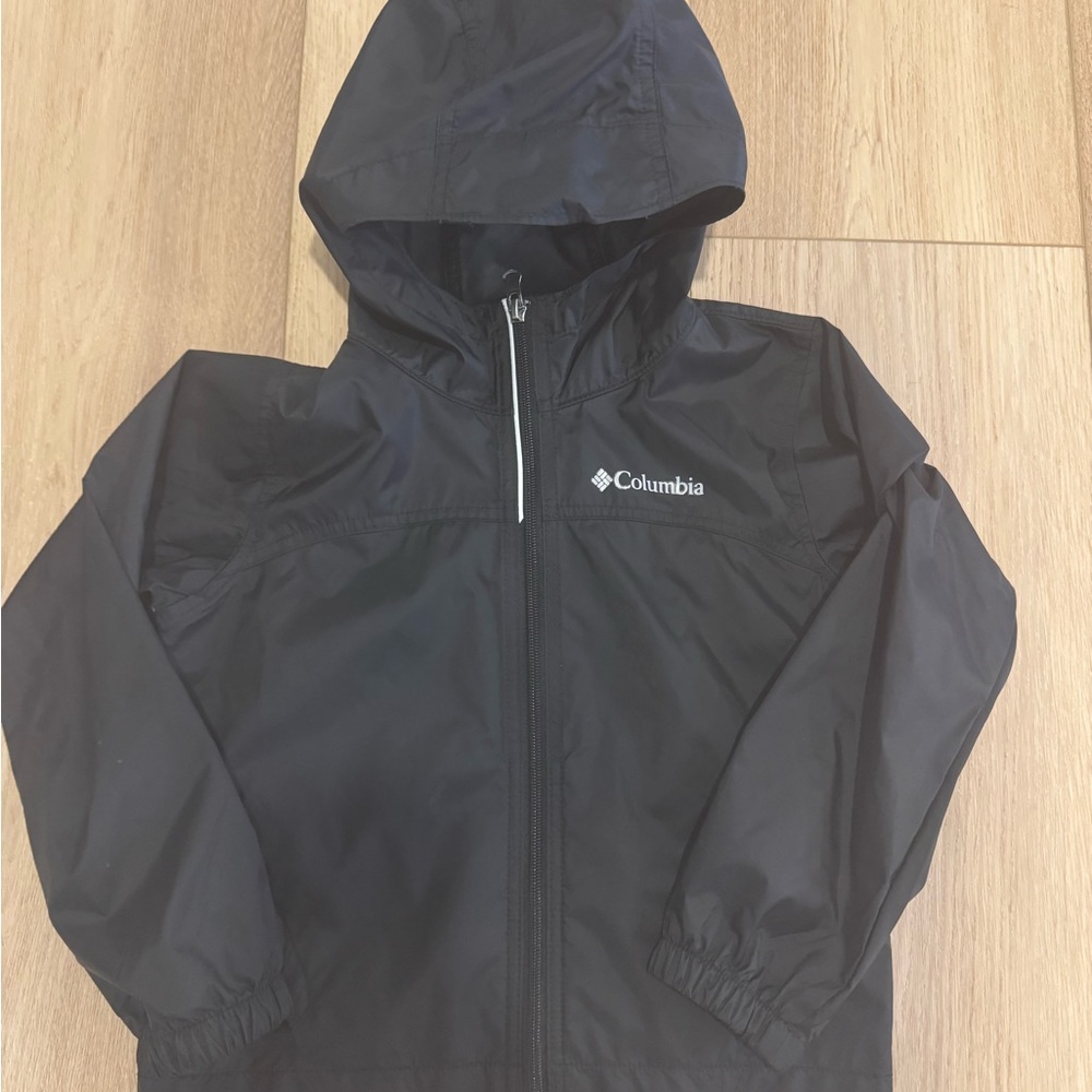 Columbia Glennaker Black and Charcoal Outdoor Rain Jacket